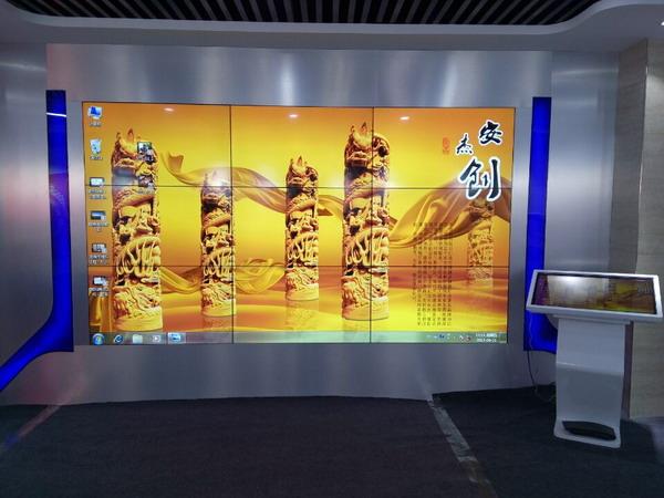 9陜西富平縣拼接屏系統交付使用.jpg